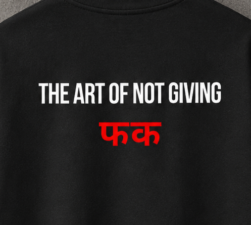 THE ART OF NOT GIVING F*K